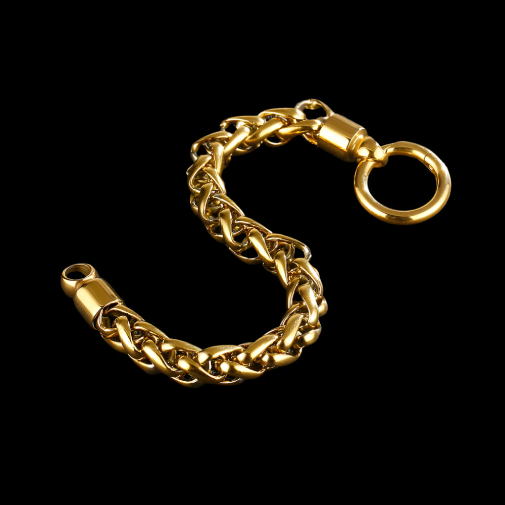 Braided Wheat Chain Bracelet