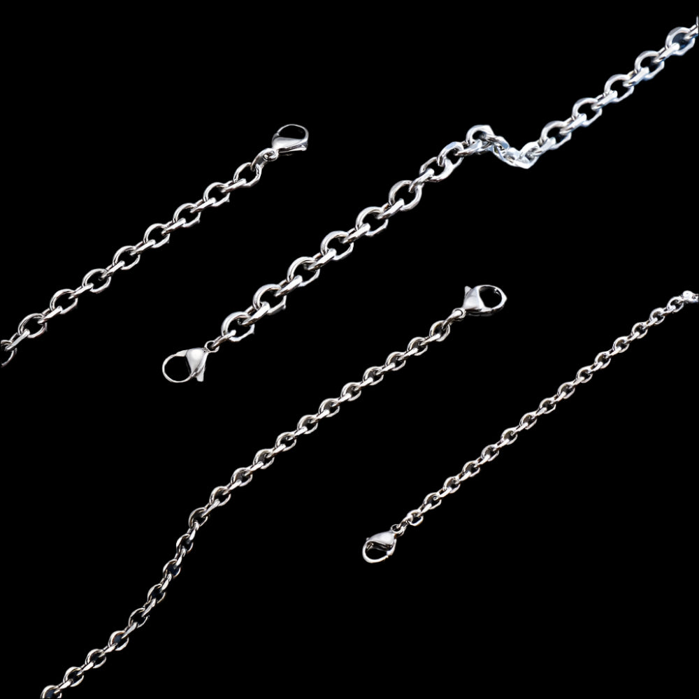 Classic Curb Chain Steel Bracelet