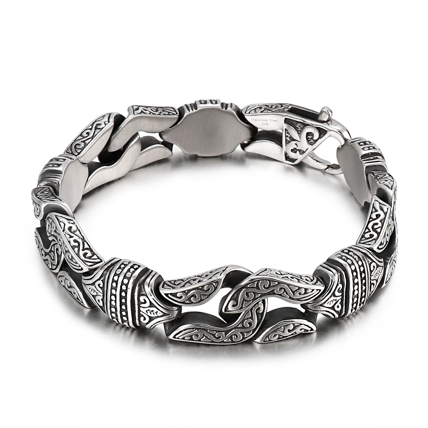 Berserker Strength Ancient Icon Mens Bracelet