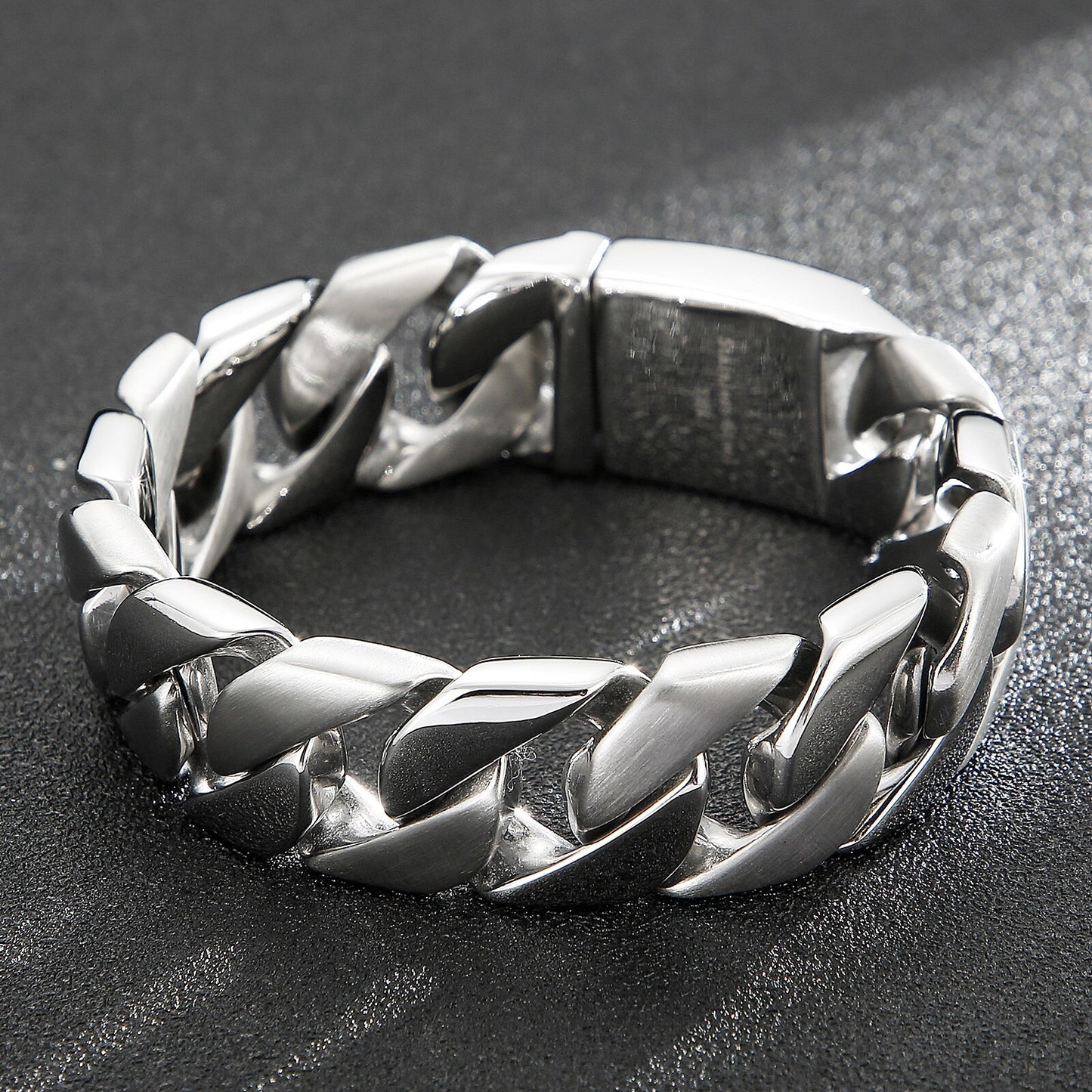 Classic Cuban Chain Mens Bracelet