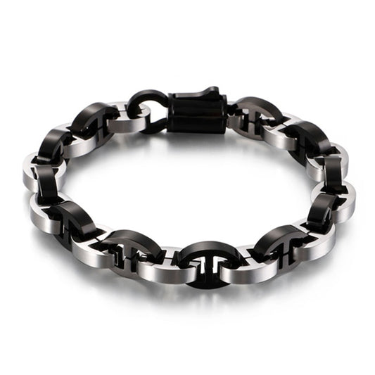 Modern Tab Link Chain Bracelet