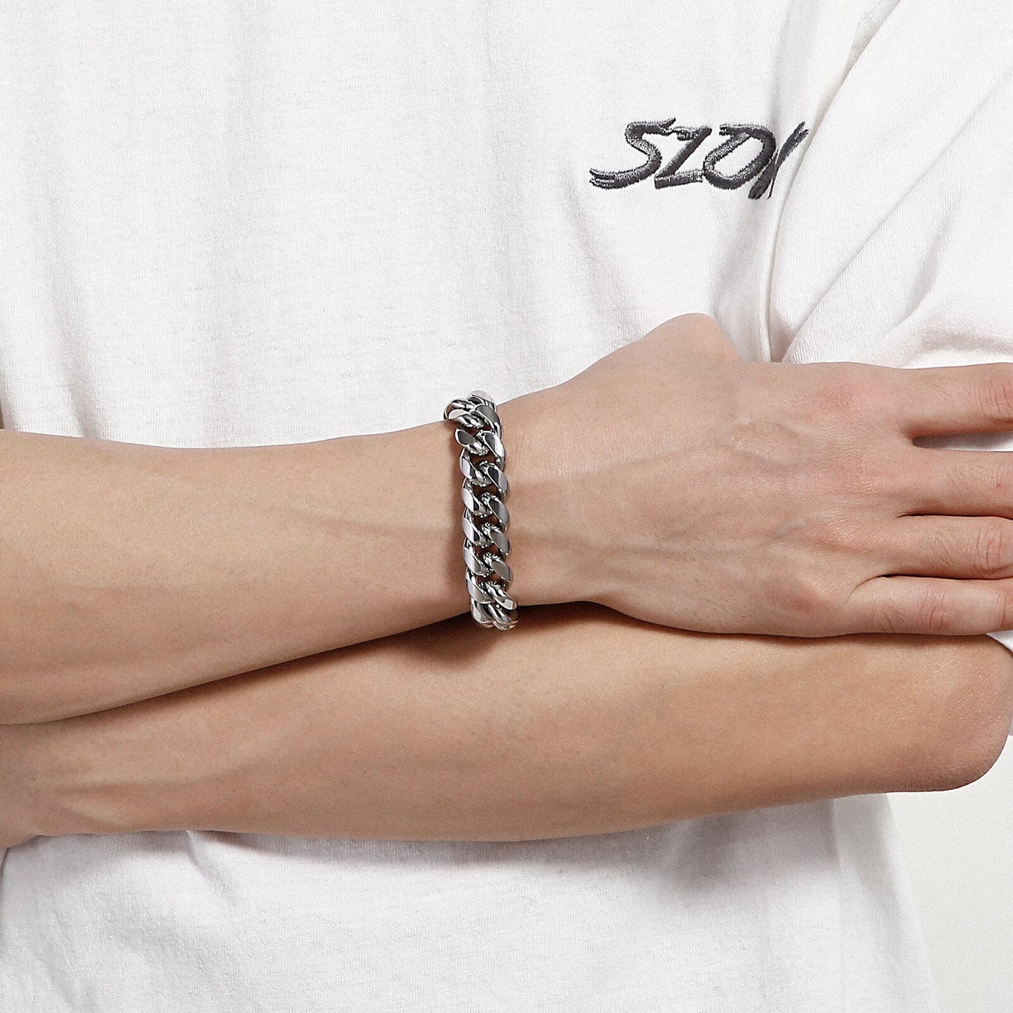 Simple Cuban Chain Bracelet