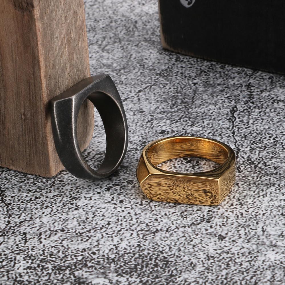 Bullet Silhouette Signet Ring