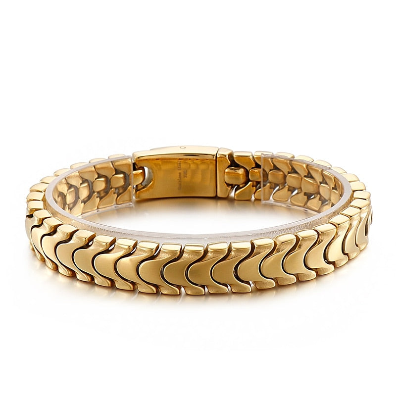 Ouroboros Snake Mens Bracelet
