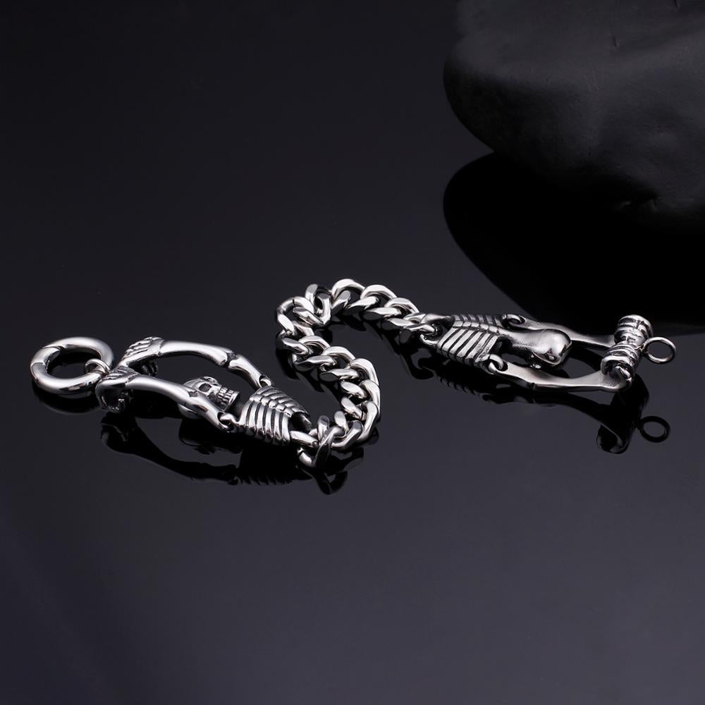 Dual Skeleton Bracelet
