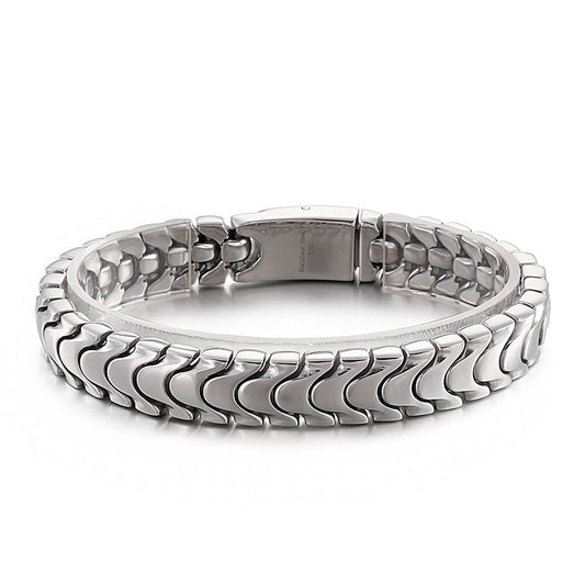 Ouroboros Snake Mens Bracelet