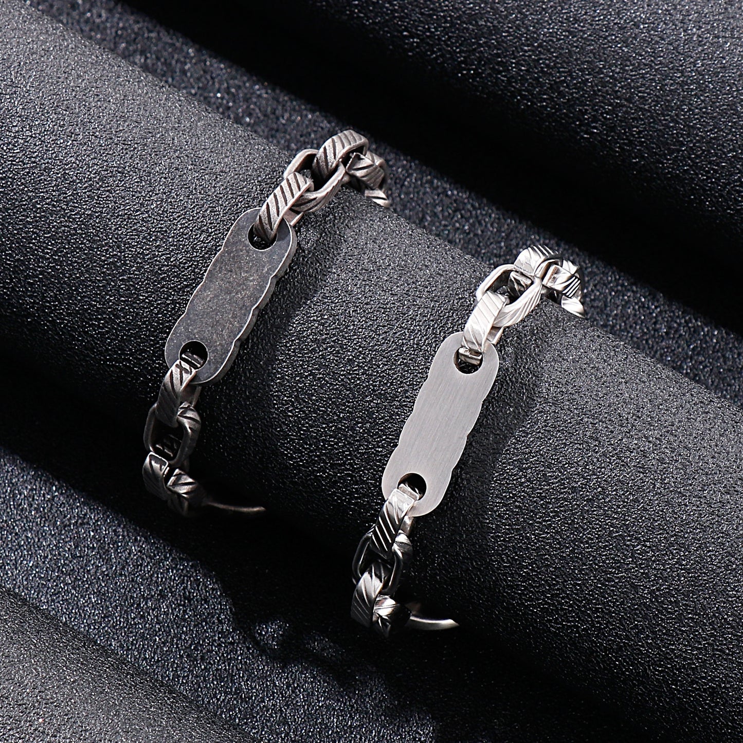 Grenade Clasp Military-Finish Bracelet