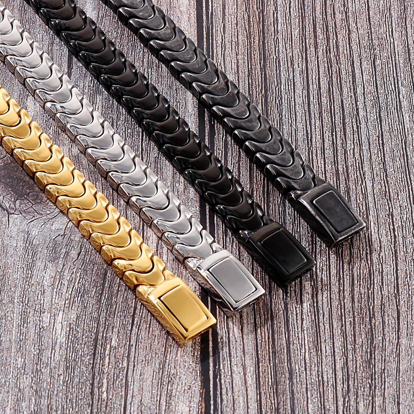 Ouroboros Snake Mens Bracelet