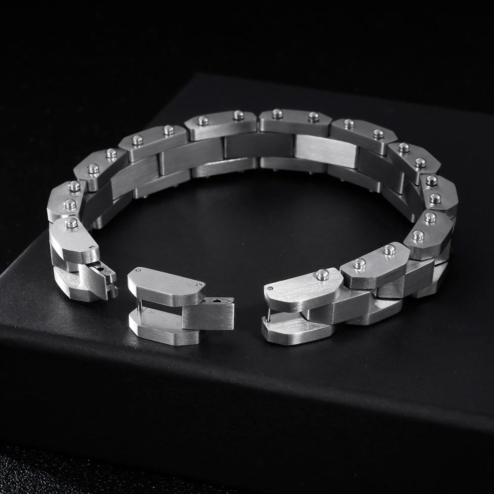 Watch Link Chain Mens Bracelet