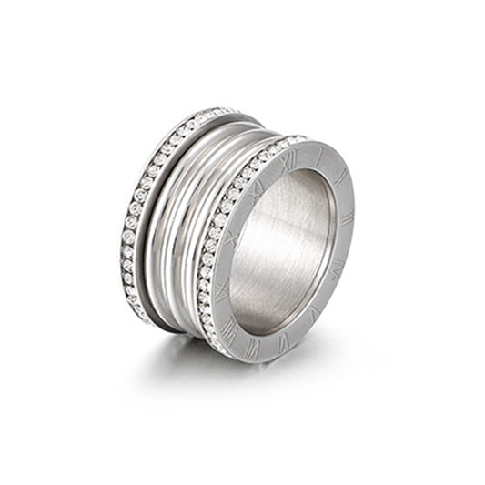 Timekeeper's Roman Numeral Statement Ring