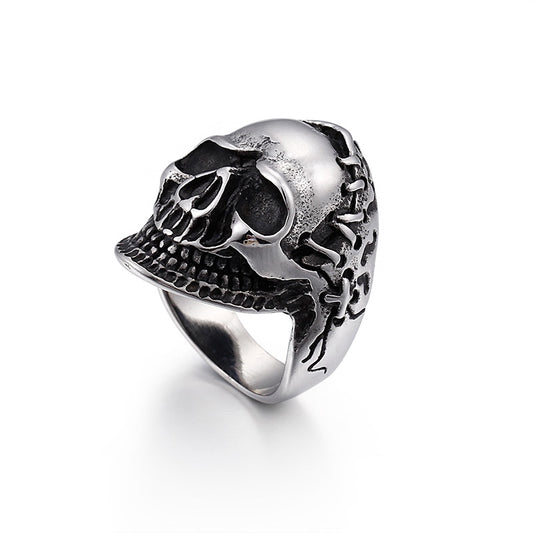 Gothic Frankenstein's Monster Skull Ring