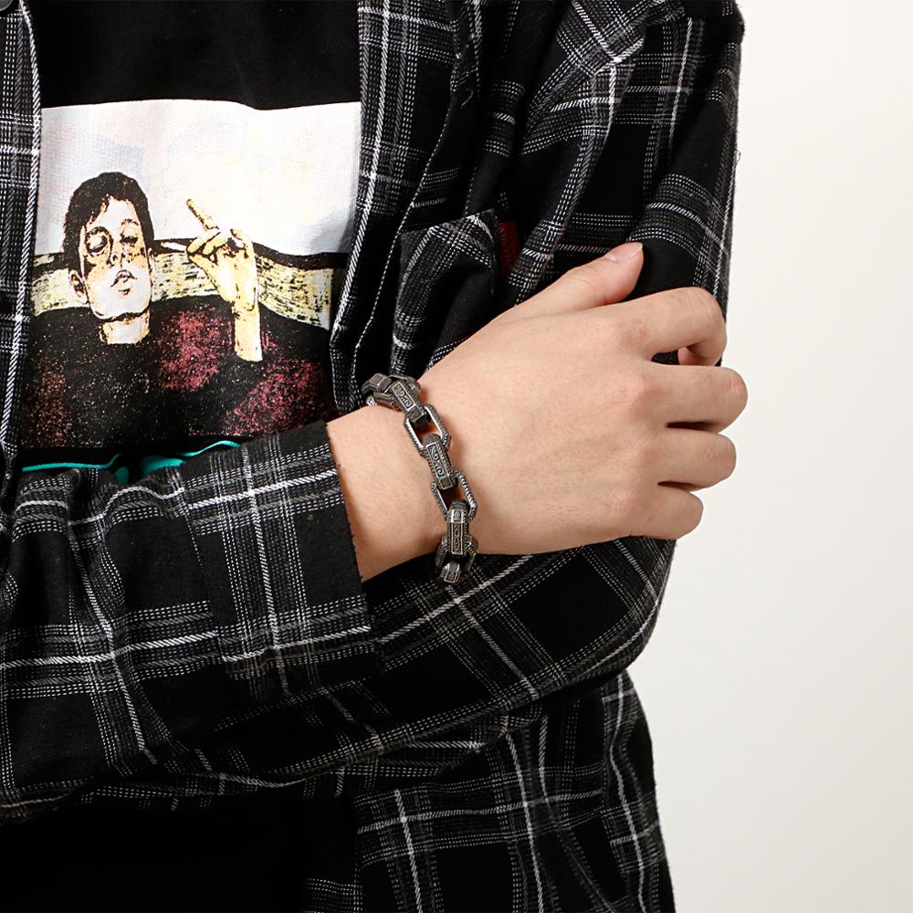 Steel Buddha Bead Mens Bracelet