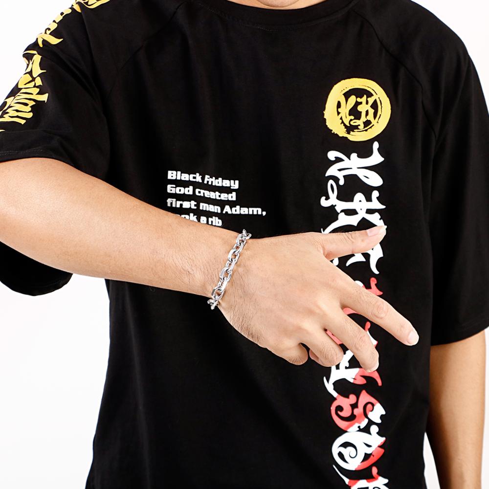 Classic Curb Chain Steel Bracelet