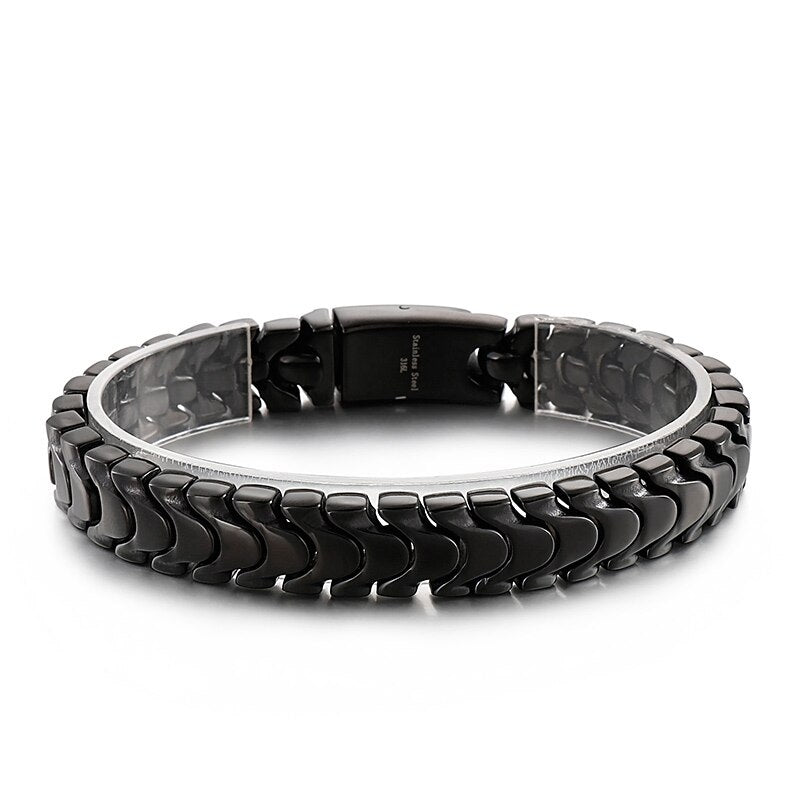 Ouroboros Snake Mens Bracelet