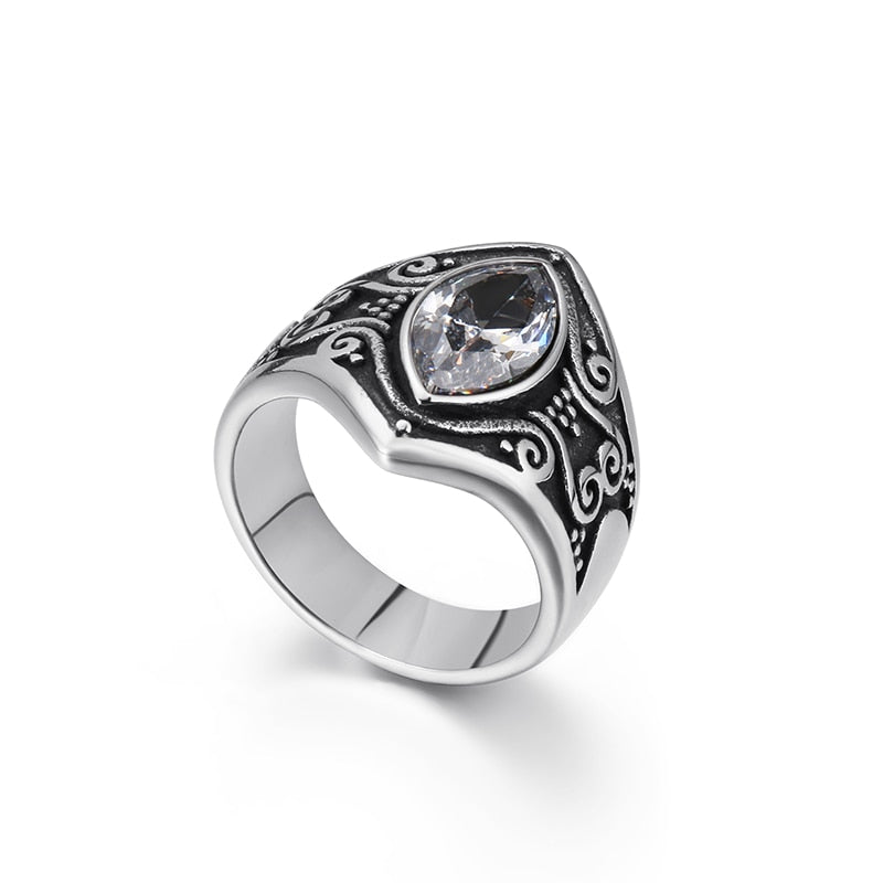 Scrollwork Empire Mens Ring