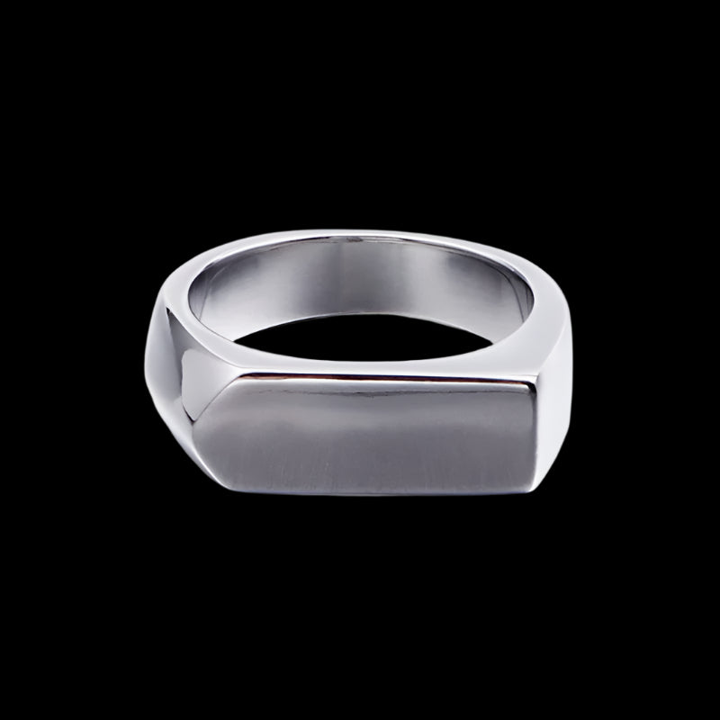 Bullet Silhouette Signet Ring