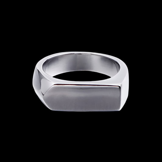 Bullet Silhouette Signet Ring