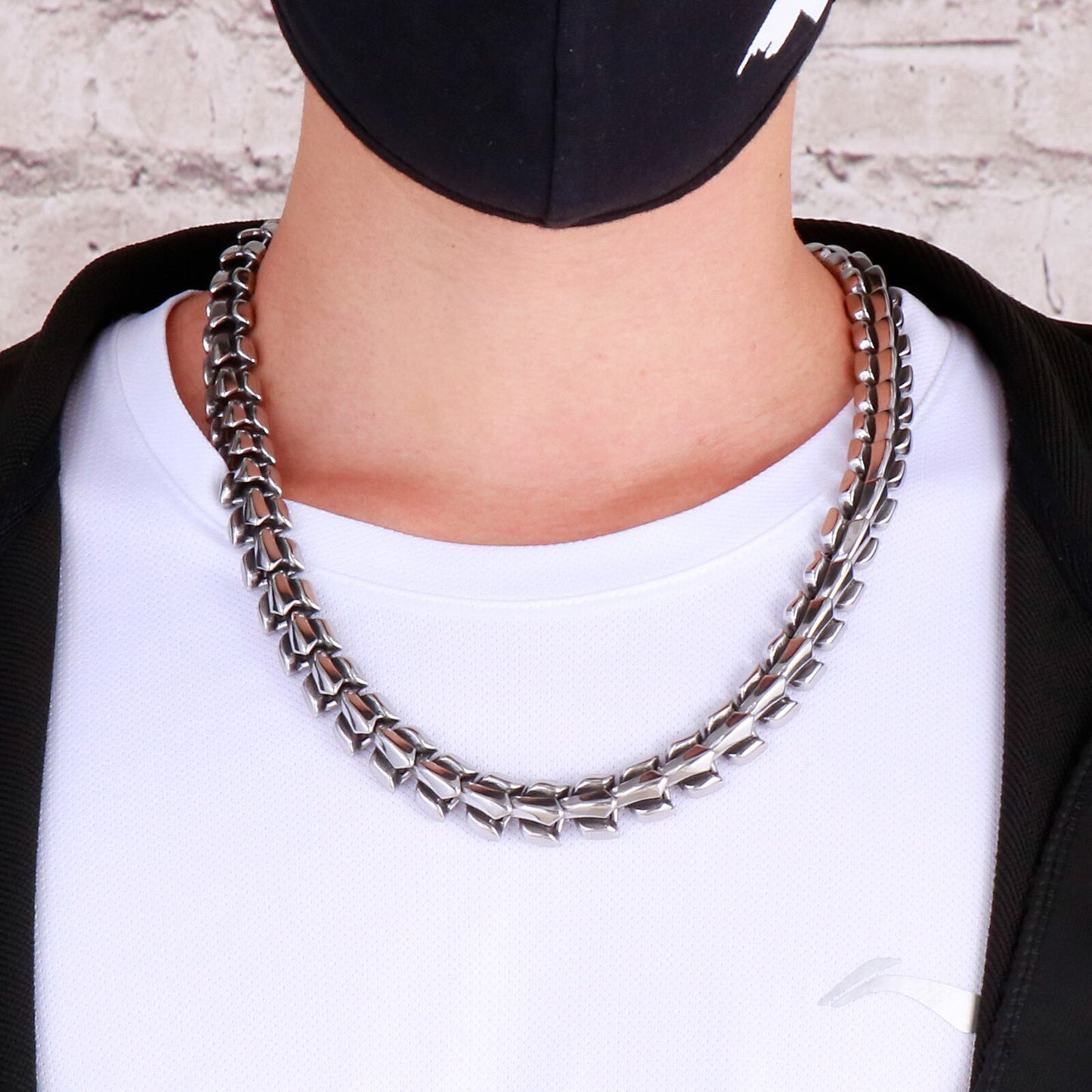 Heavy Armor Dragonscale Chain Necklace