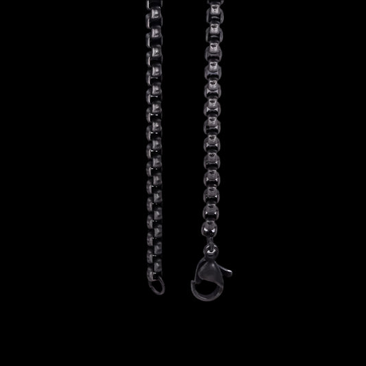 Micro Link Titanium Steel Box Chain Necklace