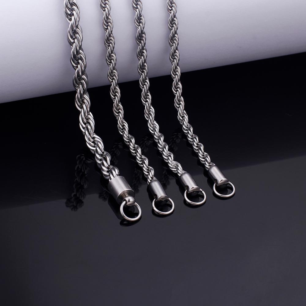 Vintage Color Twisted Singapore Snake Chain