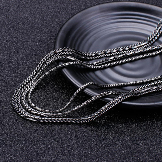 Snake Wide Chain Necklace
