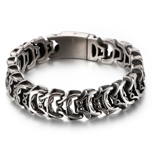 Heavy Metal V Link Mens Bracelet