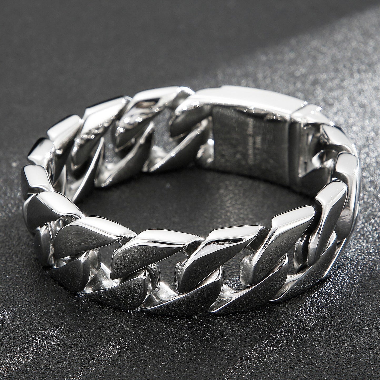 Classic Cuban Chain Mens Bracelet