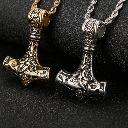 Thor's Hammer Mjolnir Pendant Necklace