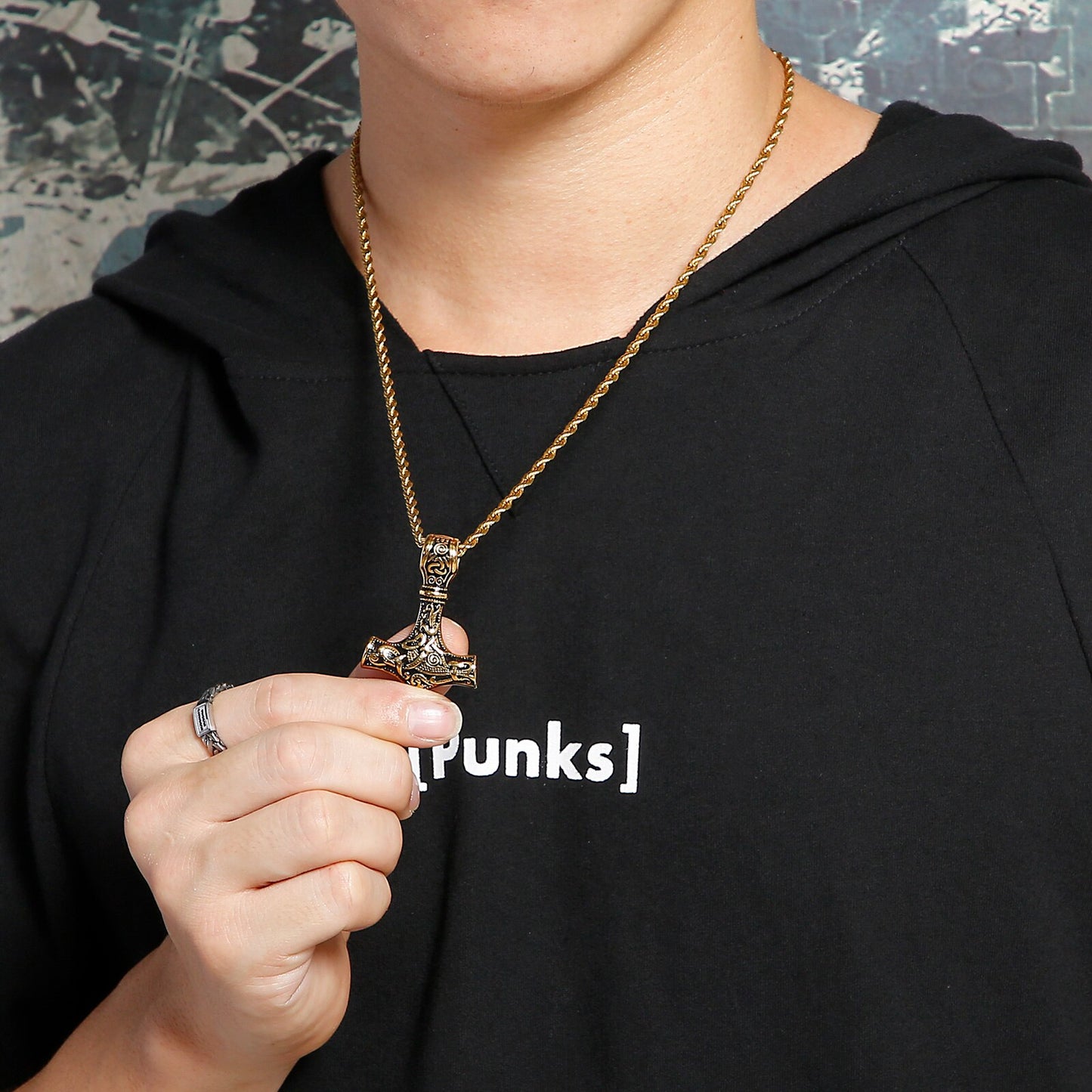 Thor's Hammer Mjolnir Pendant Necklace