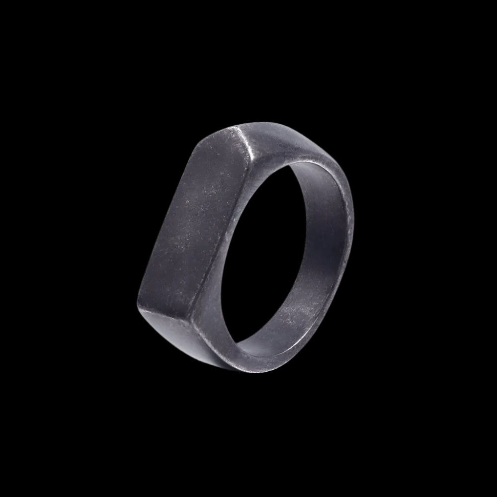 Bullet Silhouette Signet Ring