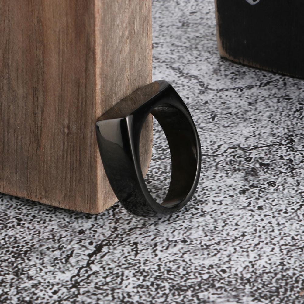 Bullet Silhouette Signet Ring