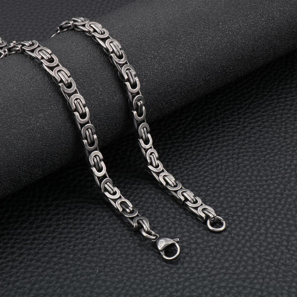 Flat Tab Link Chain Necklace