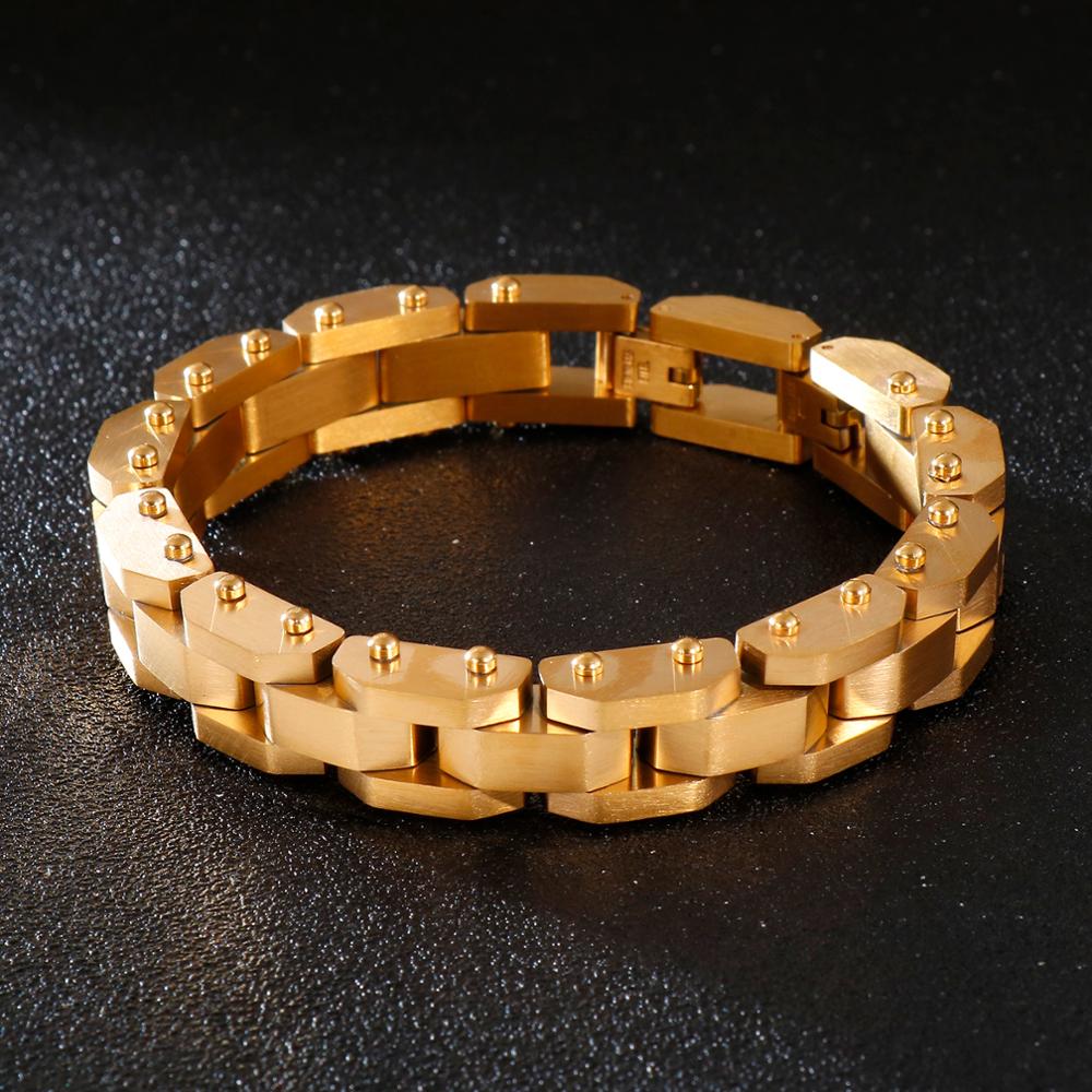 Watch Link Chain Mens Bracelet