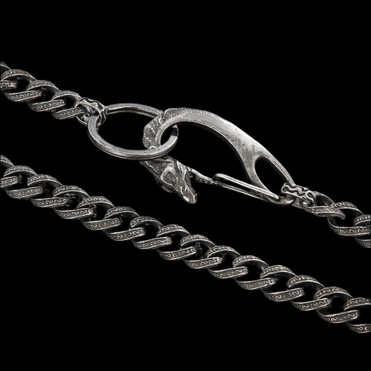Clasp Dragon Charm Necklace