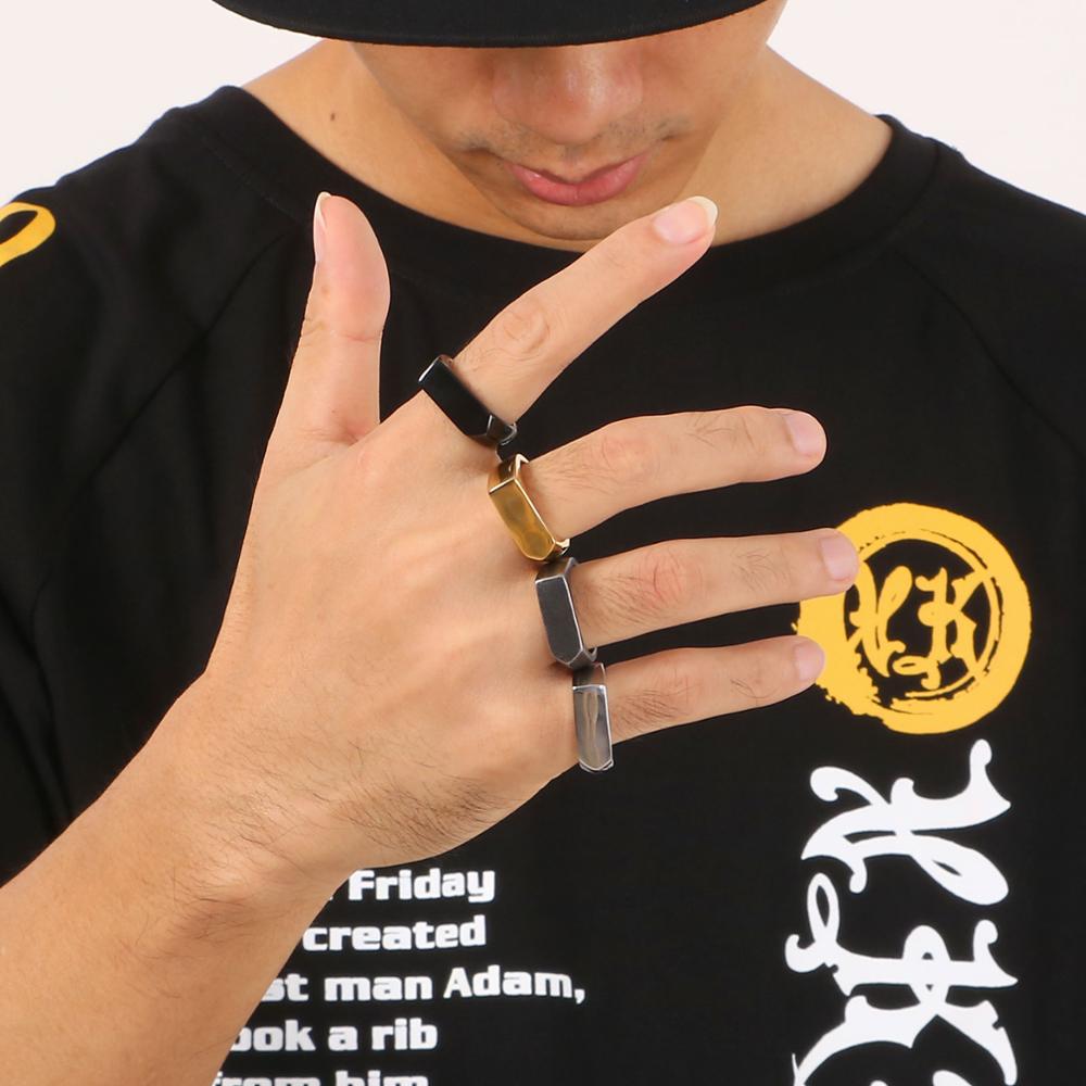 Bullet Silhouette Signet Ring