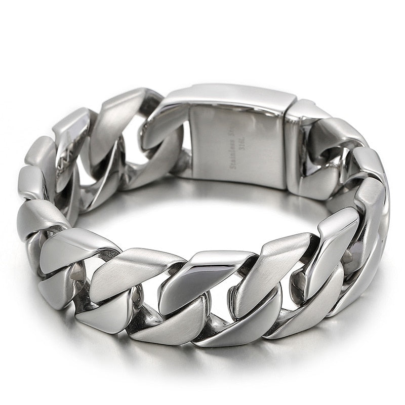 Classic Cuban Chain Mens Bracelet
