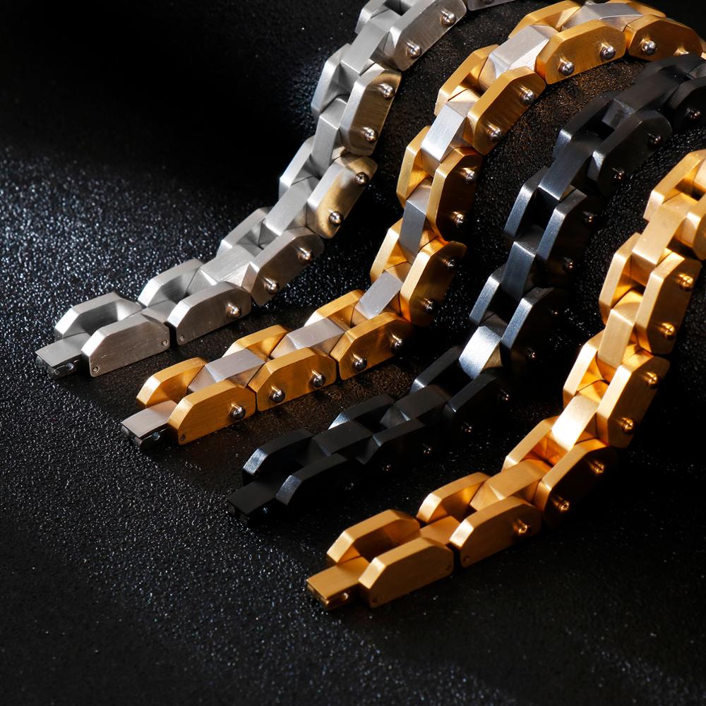 Watch Link Chain Mens Bracelet