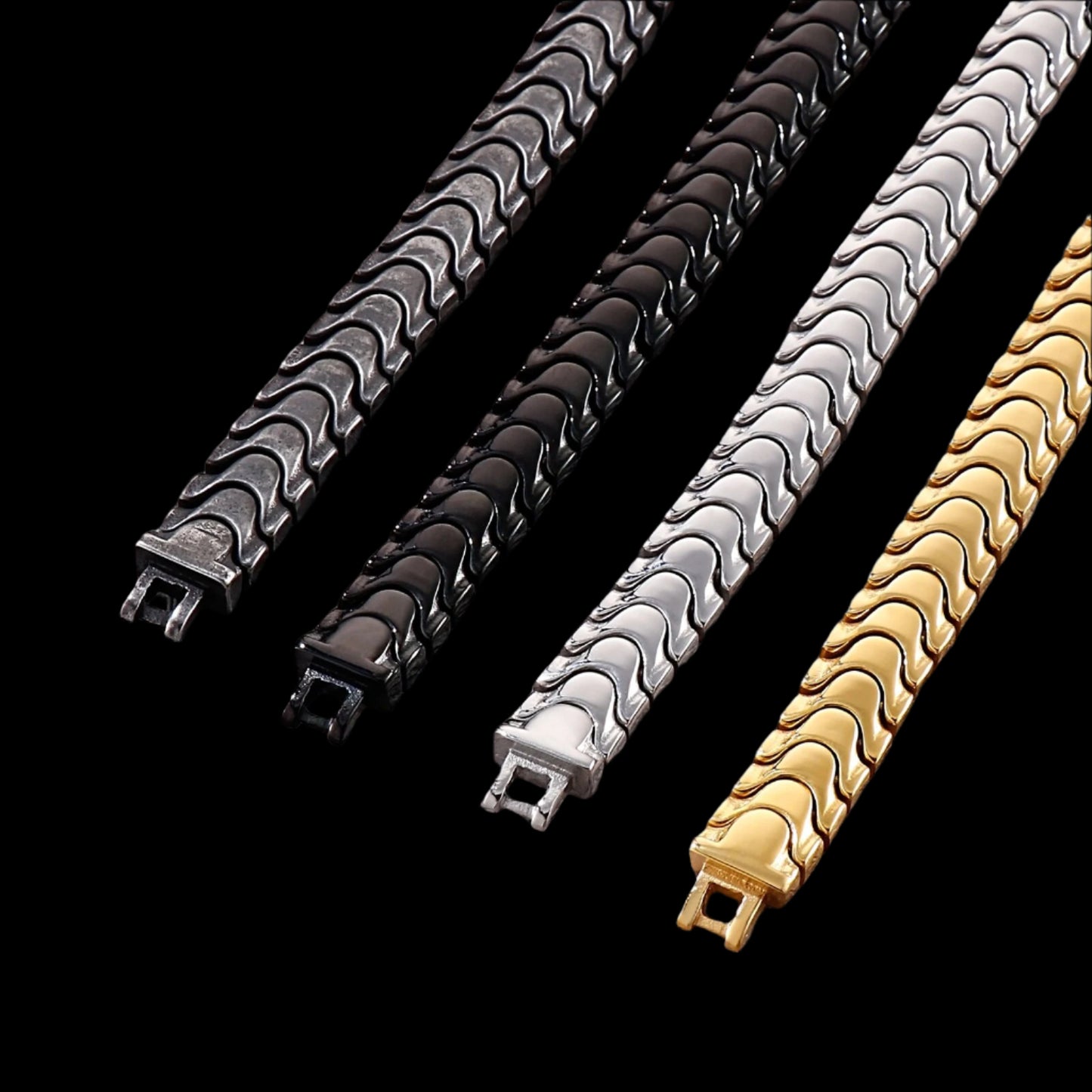 Ouroboros Snake Mens Bracelet