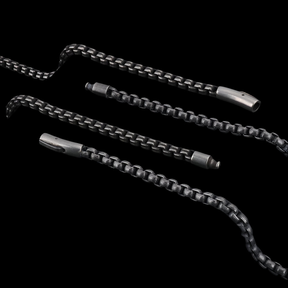 Retro Bubble Link Chain Mens Necklace