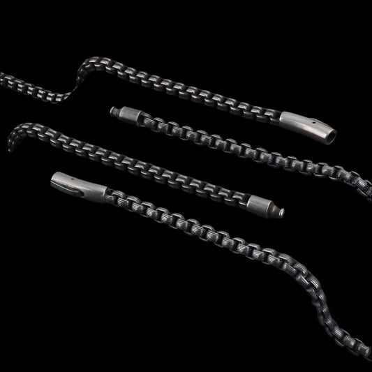 Retro Bubble Link Chain Mens Necklace
