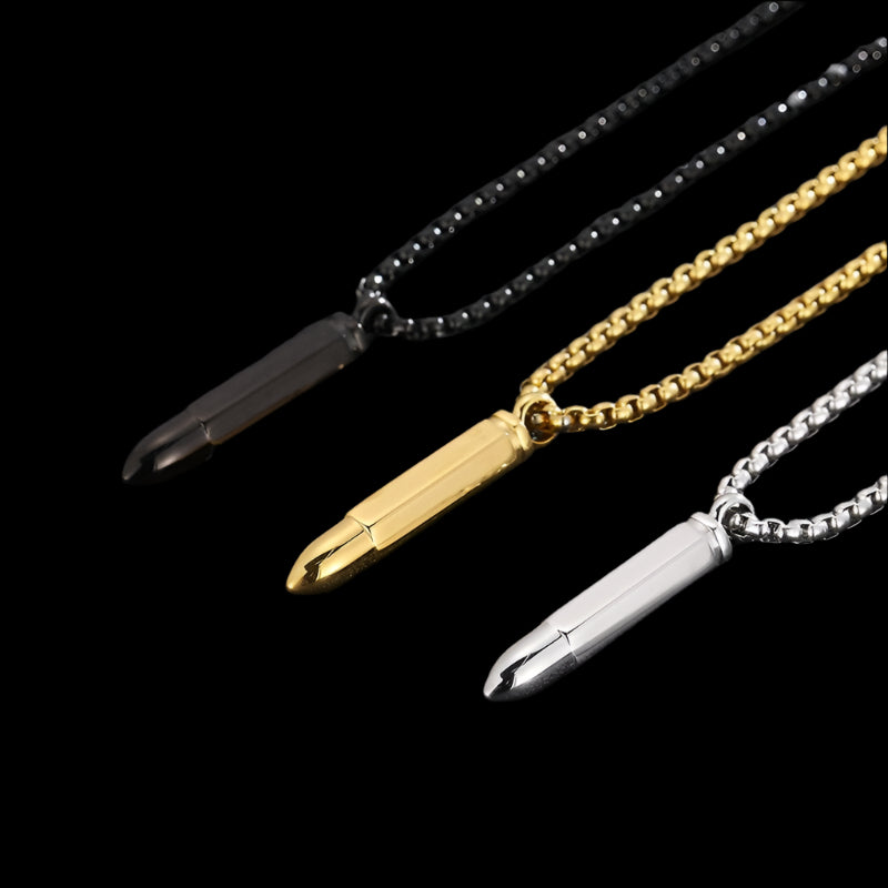 Bullet Pendant Necklace