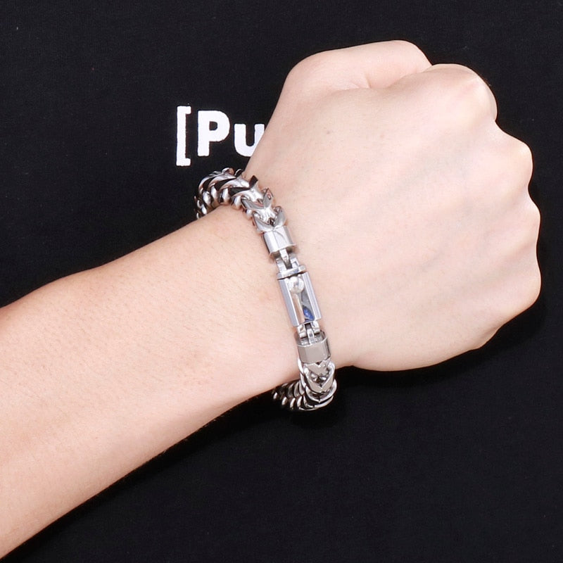 Wheat Chain Heavy Gauge Mens Bracelet