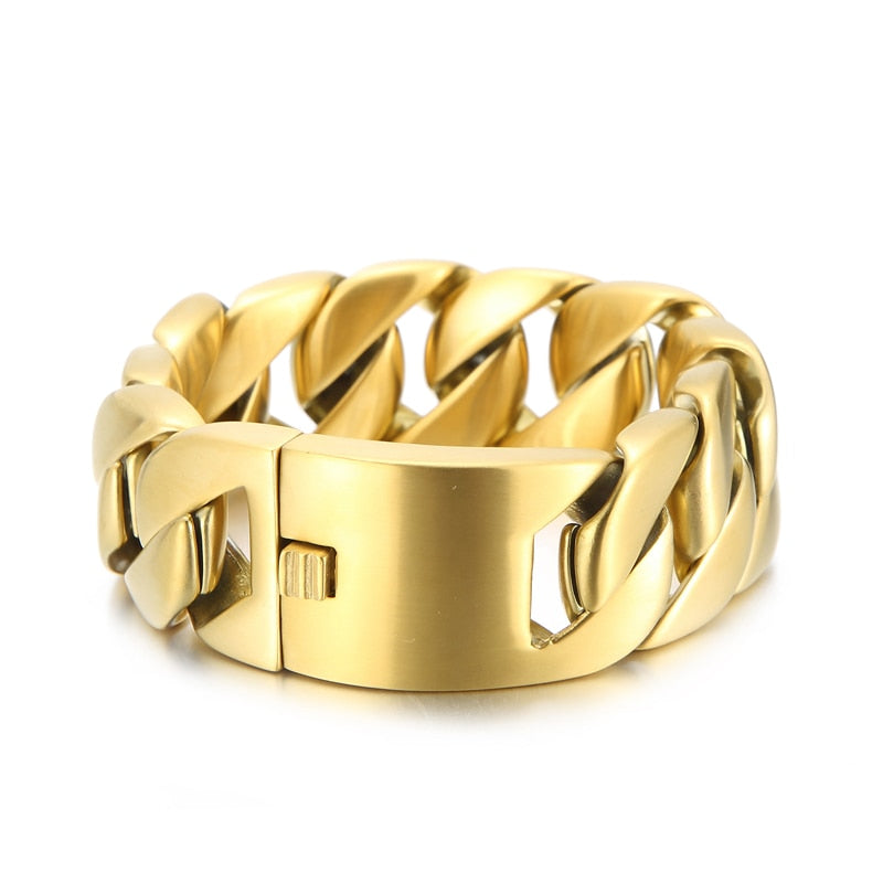 Huge & Chunky Cuban Chain Mens Bracelet