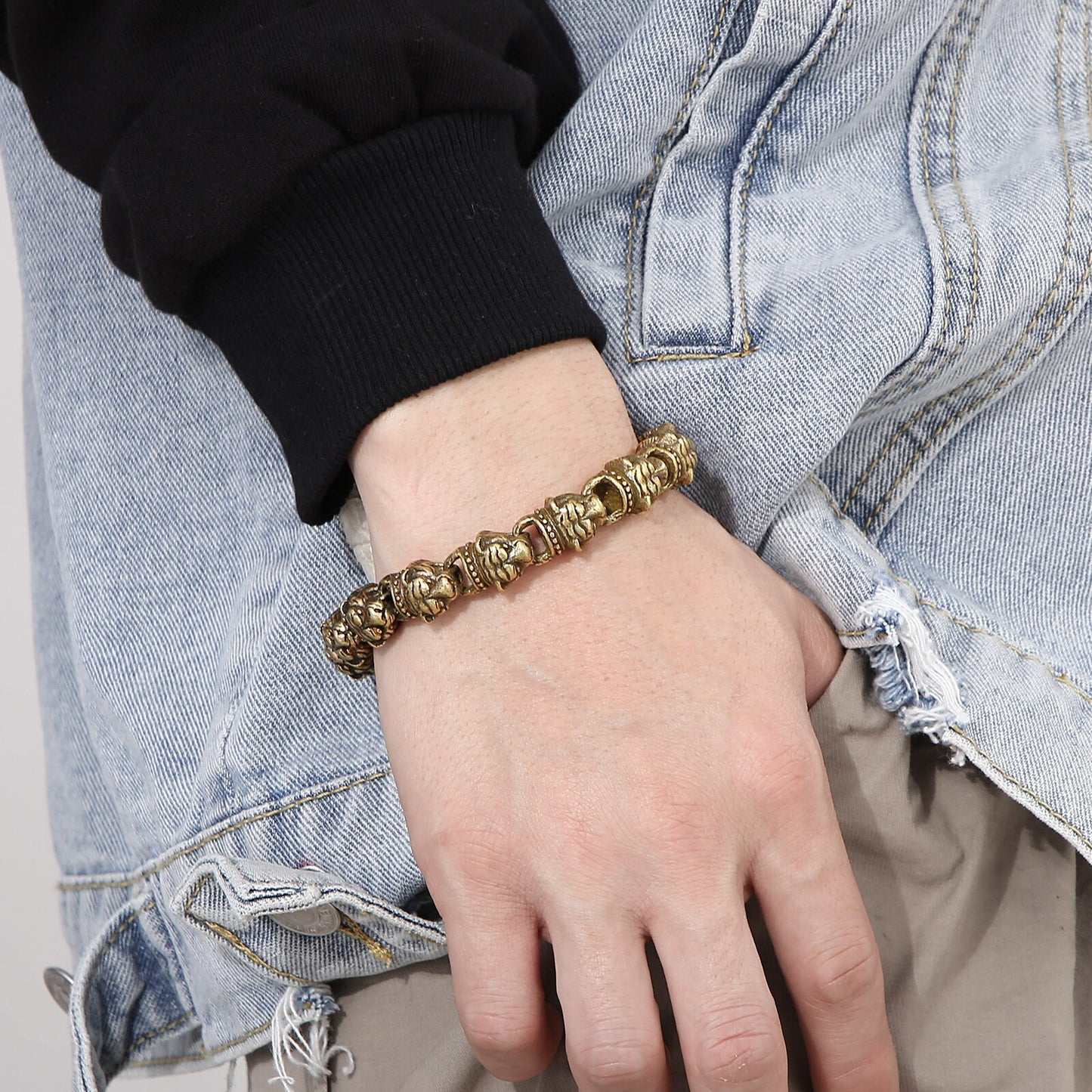 Tiger Chain Mens Bracelet