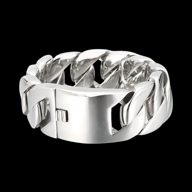 Huge Chunky Cuban Chain Mens Bracelet