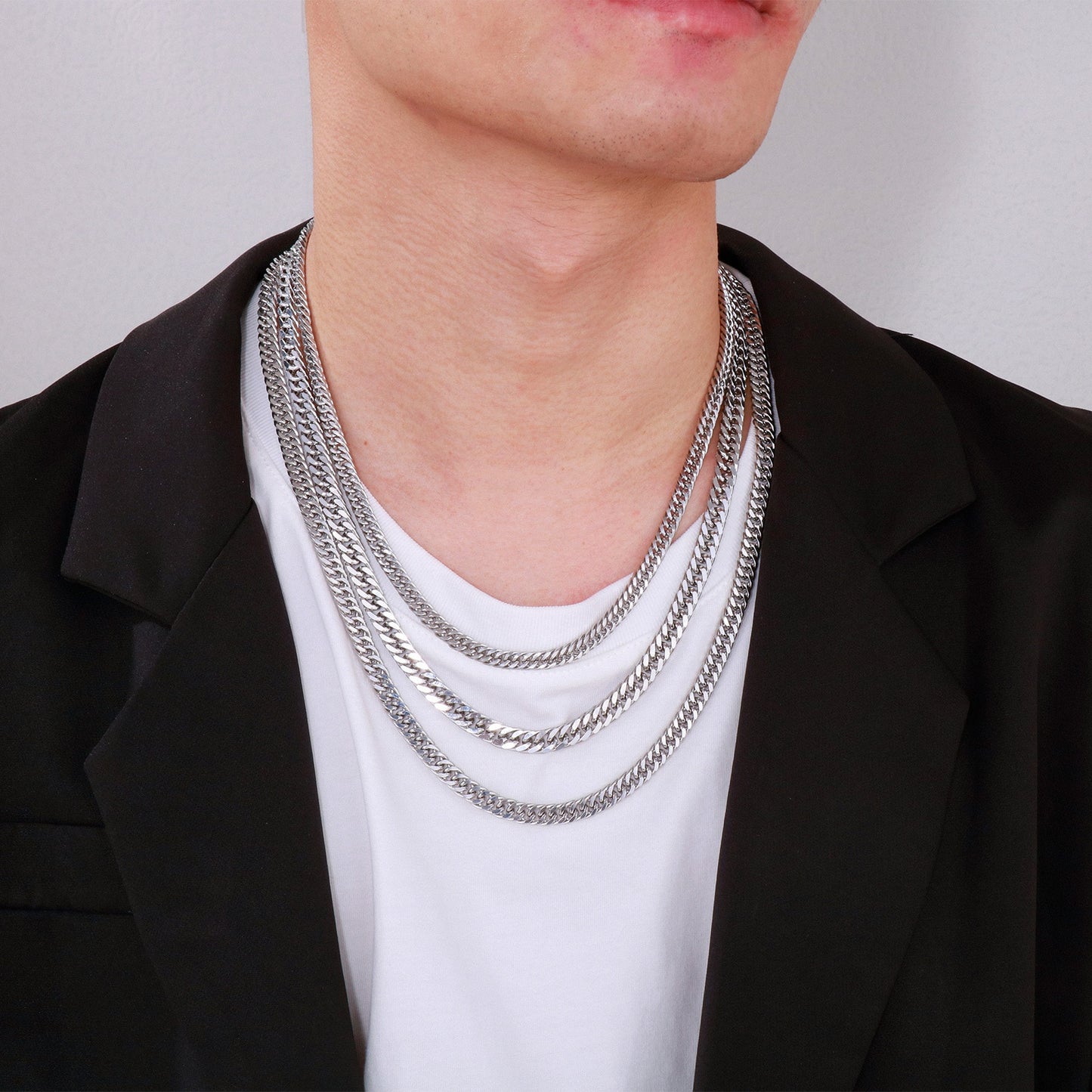 High Polish Classic Necklace Chain for Men