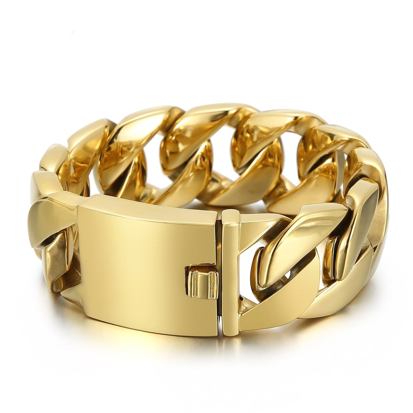 Super Wide Super Heavy Cuban Chain Bracelet