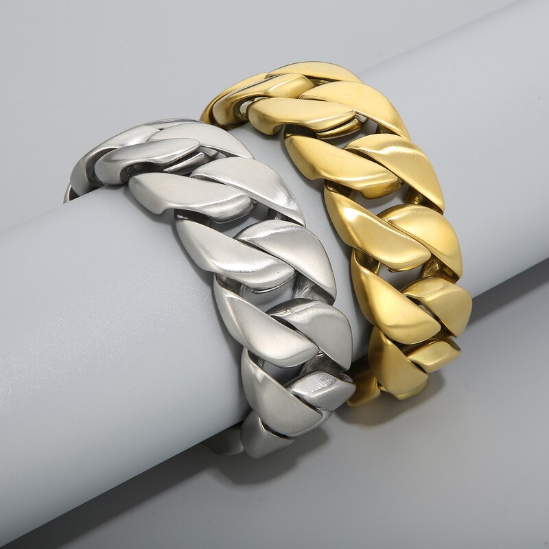 Huge & Chunky Cuban Chain Mens Bracelet