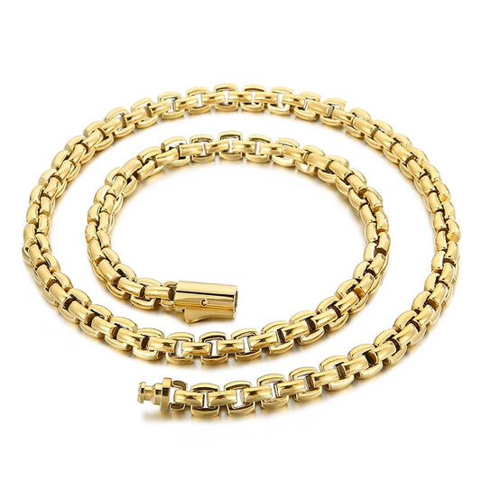 Casual Roll Chain Necklace