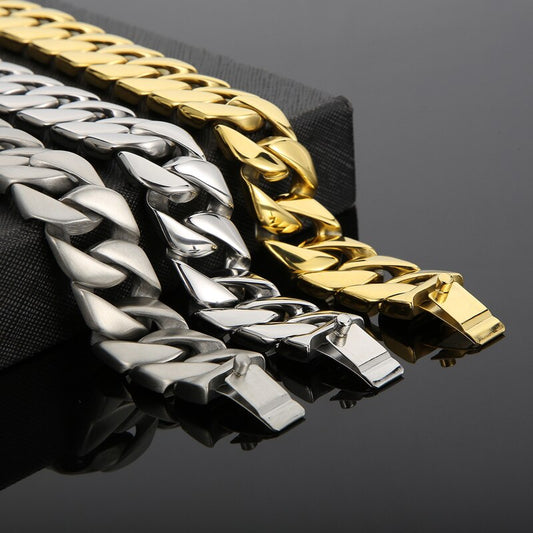 Dog Bone Giant Cuban Chain Bracelet